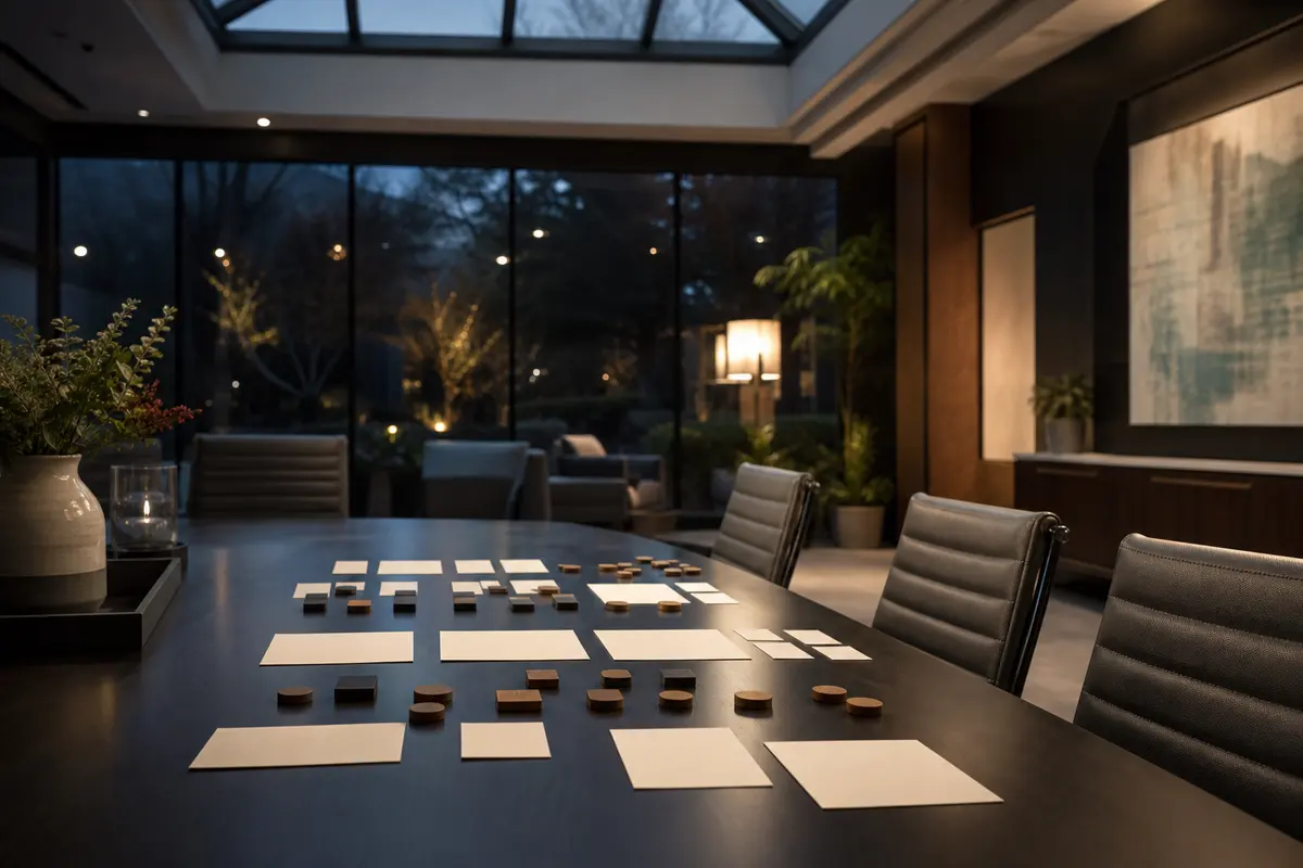 Editorial platform planning scene for Custom Software in Schererville, Indiana