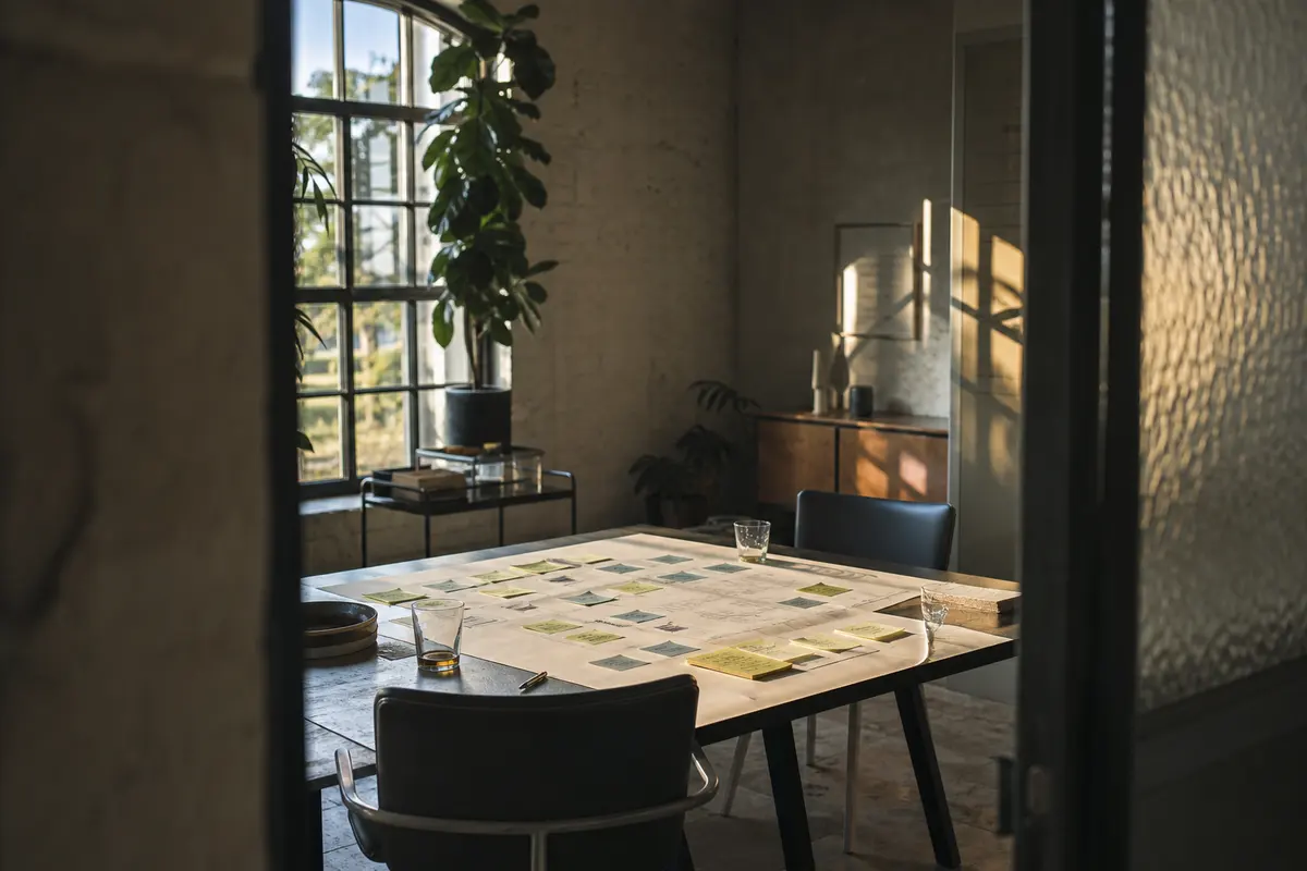 Editorial marketing planning scene for Reputation & Reviews in Tipton, Indiana