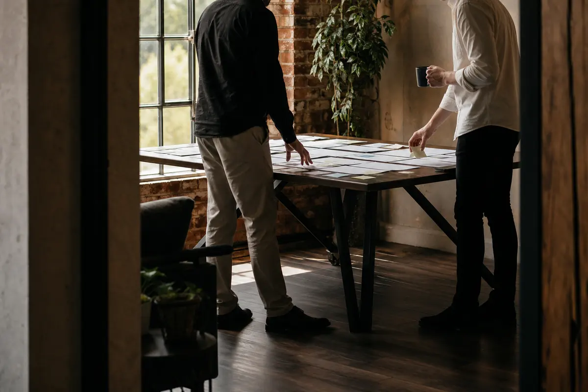 Editorial marketing planning scene for Legal News in Washington, Indiana