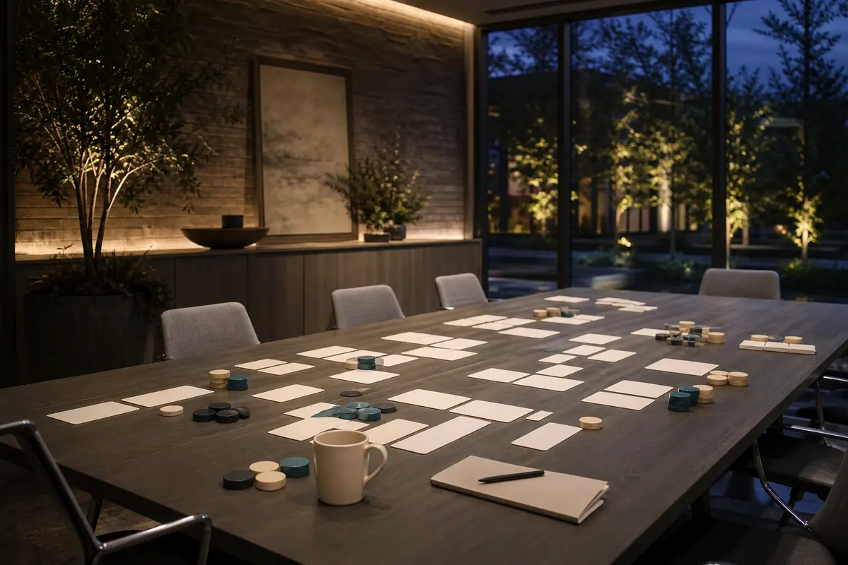 Editorial platform planning scene for Dedicated Hosting in Yorktown, Indiana