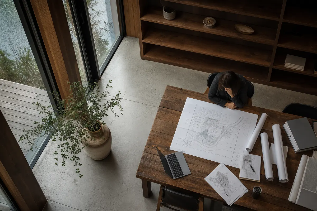 Editorial platform planning scene for Custom Software in Clear Lake, Iowa