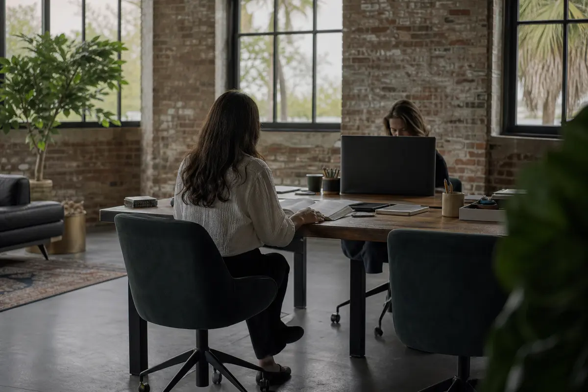 Editorial marketing planning scene for Clinton, Iowa