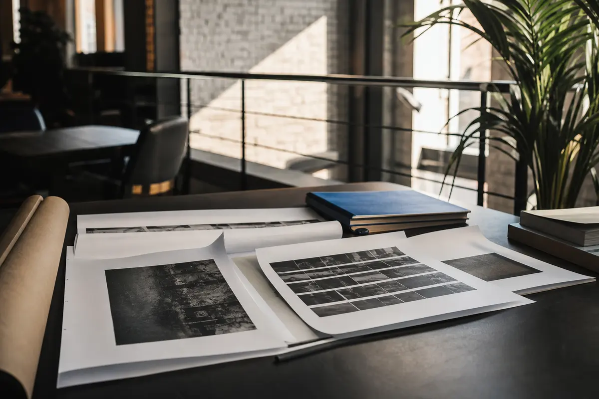 Editorial marketing planning scene for Grinnell, Iowa