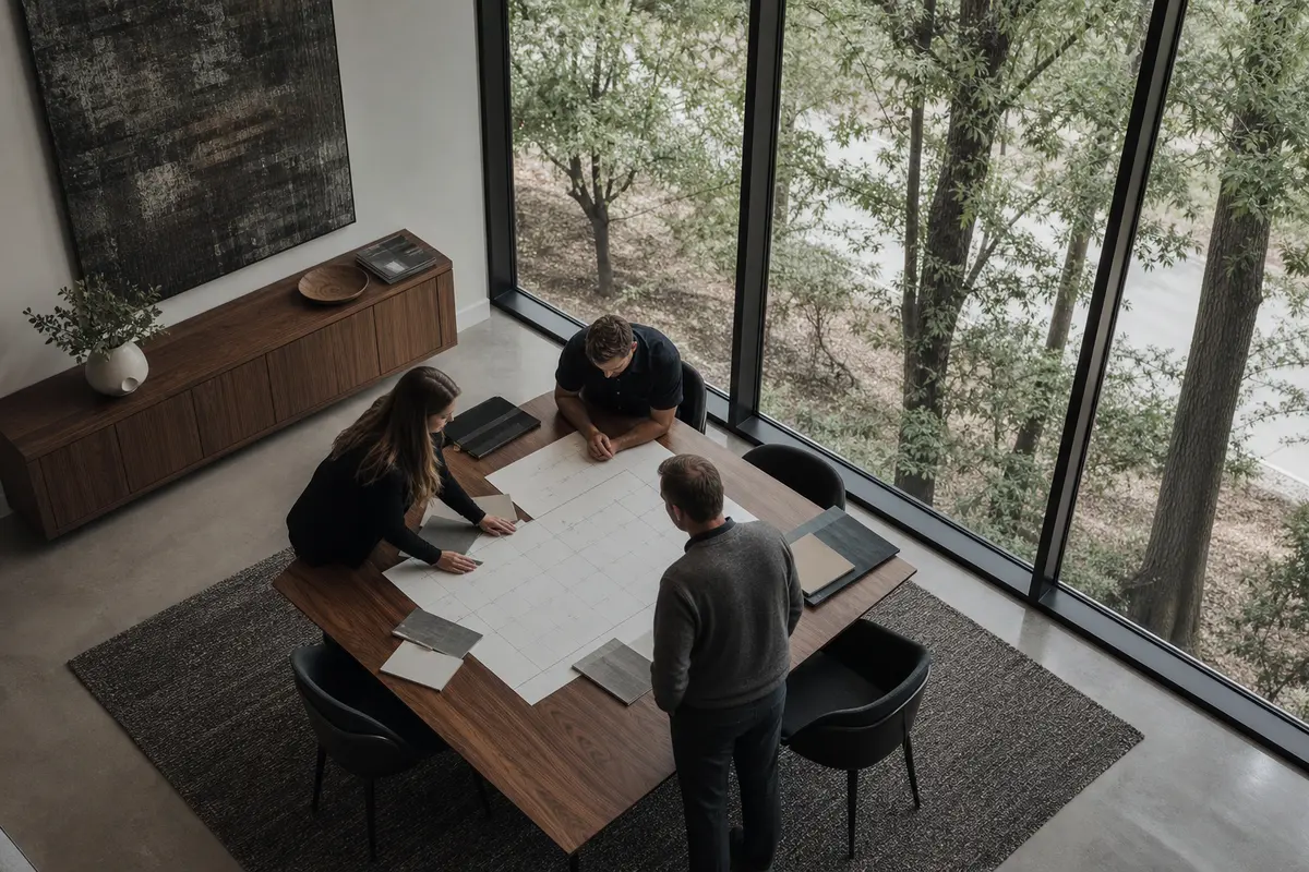 Editorial marketing planning scene for Knoxville, Iowa