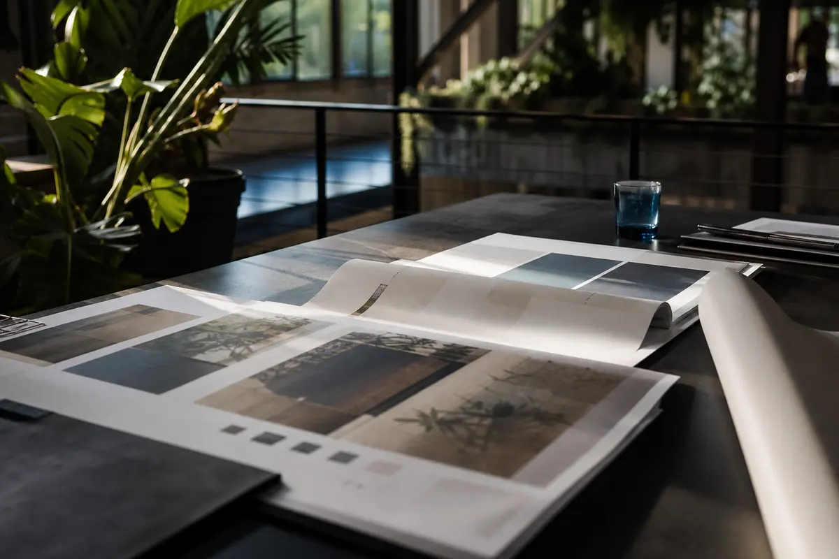 Editorial marketing planning scene for Red Oak, Iowa