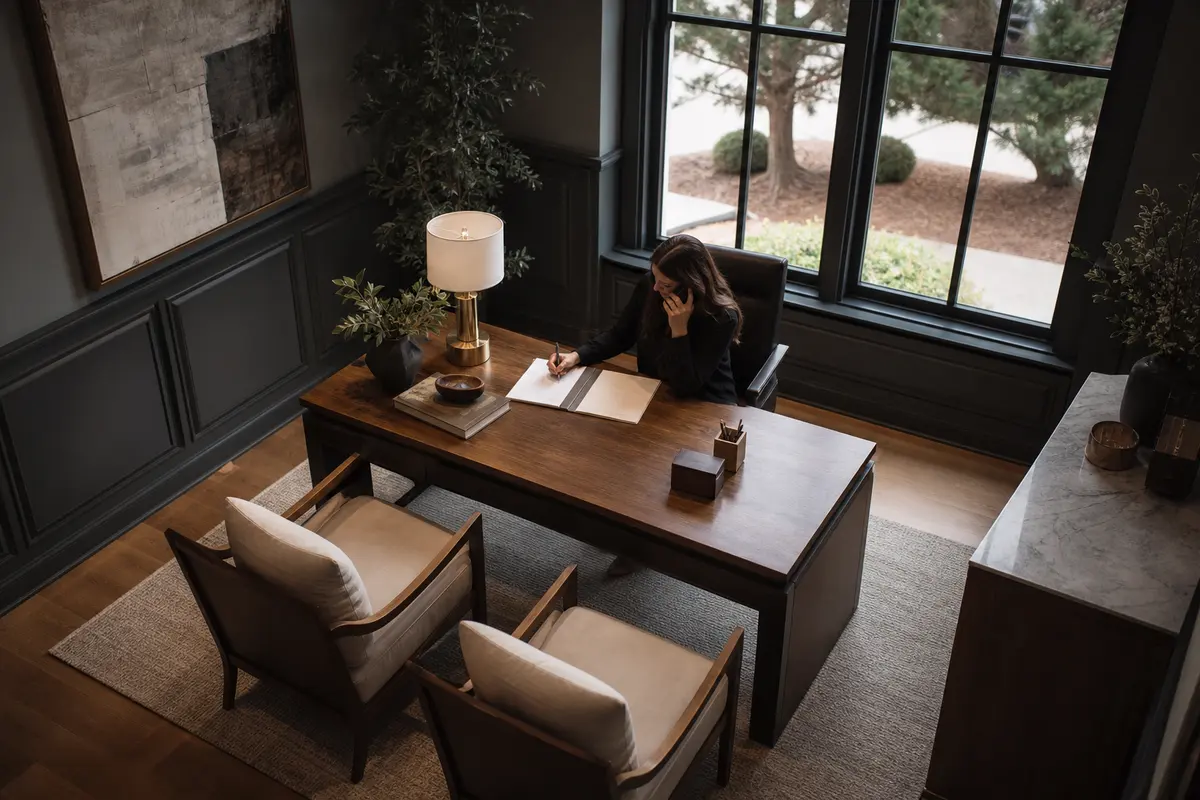 Editorial intake planning scene for Intake Coach in Abilene, Kansas
