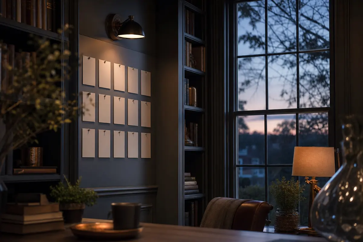 Editorial marketing planning scene for AI SEO in Bonner Springs, Kansas