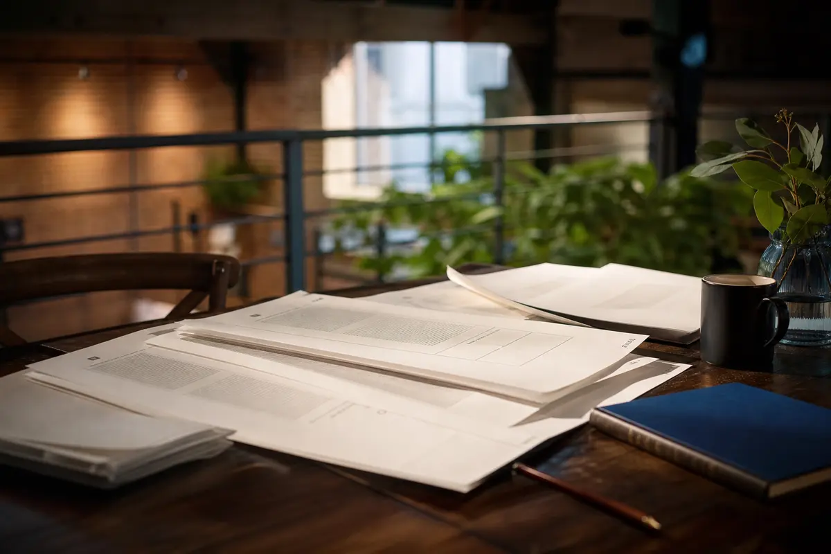 Editorial marketing planning scene for AI SEO in Chanute, Kansas