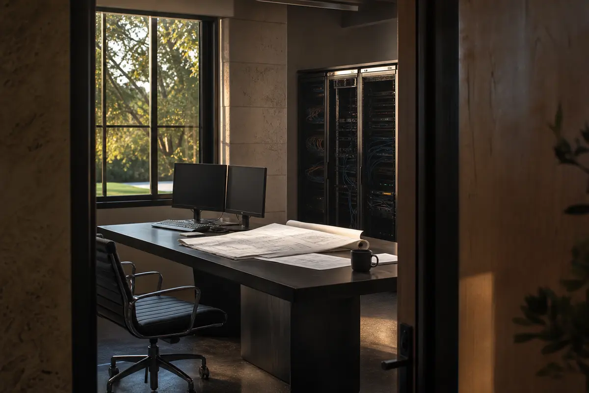 Editorial platform planning scene for Custom Software in Independence, Kansas
