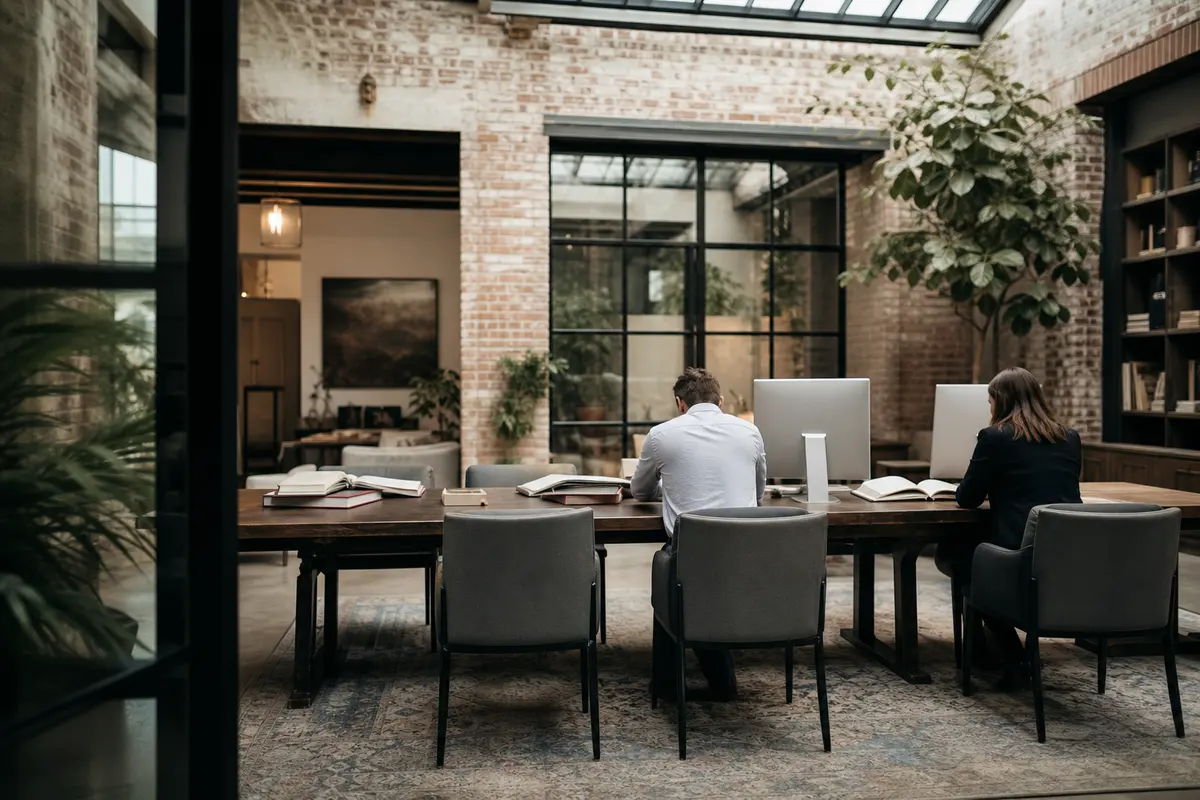 Editorial marketing planning scene for Lenexa, Kansas