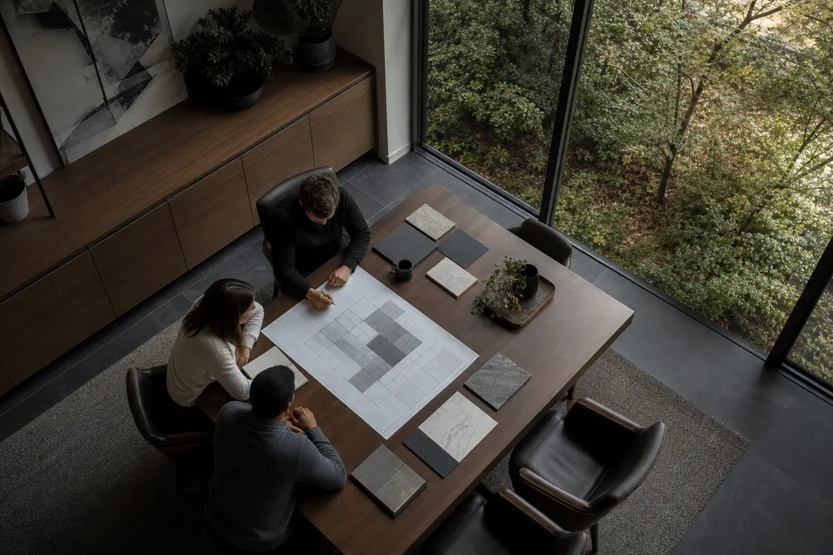 Editorial marketing planning scene for Merriam, Kansas