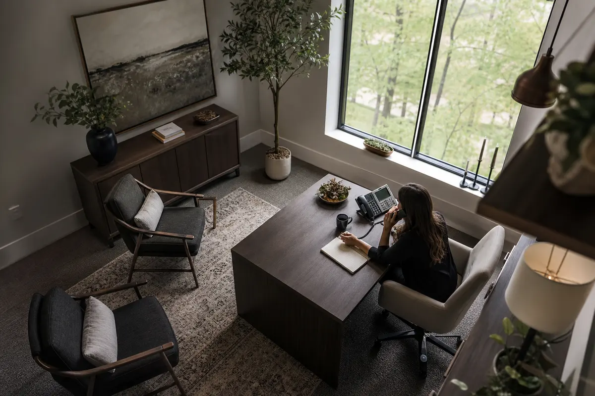 Editorial intake planning scene for Intake Coach in Olathe, Kansas