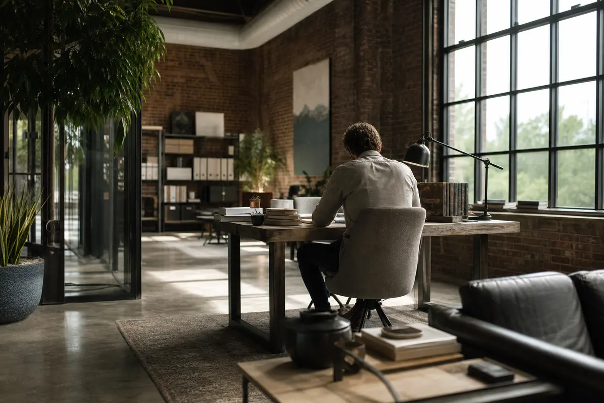 Editorial marketing planning scene for Alexandria, Kentucky