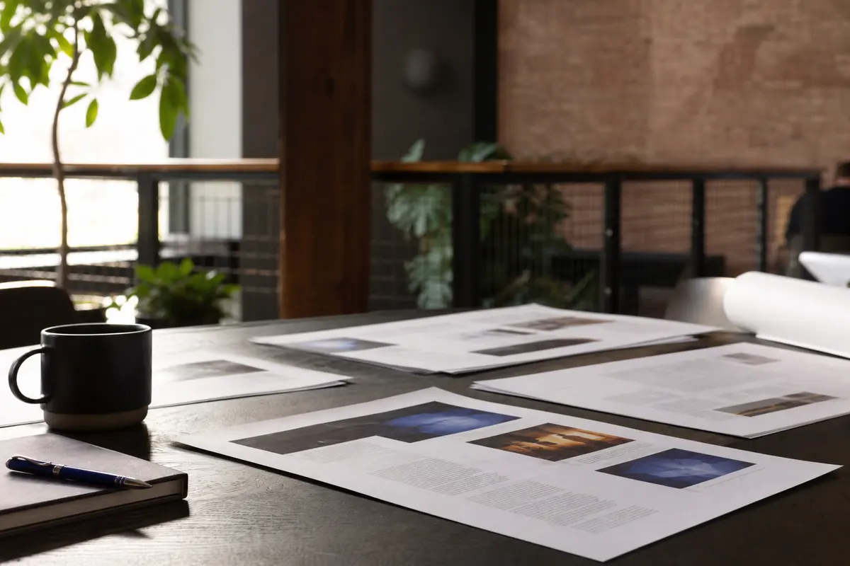 Editorial marketing planning scene for Bellevue, Kentucky