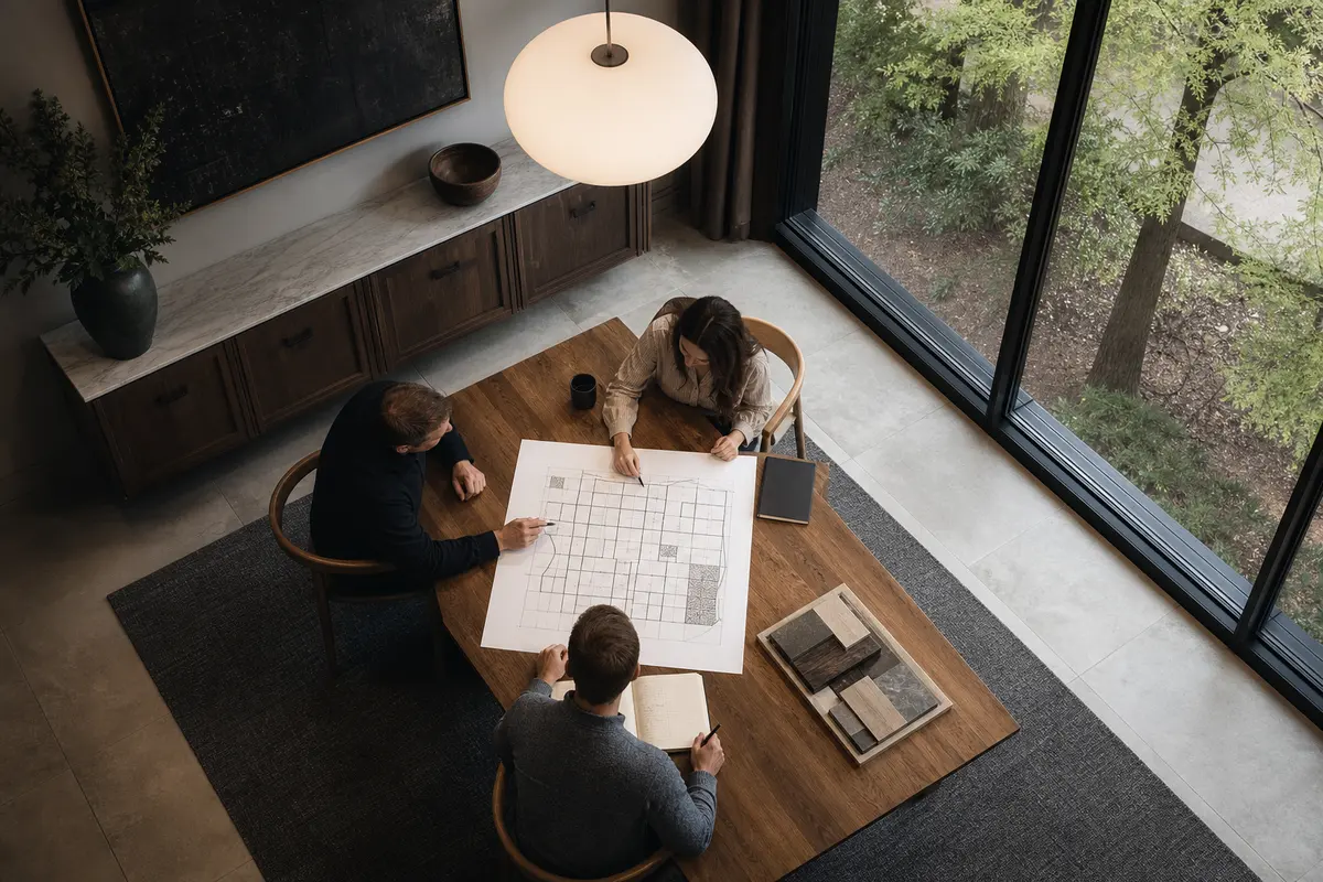 Editorial marketing planning scene for Burlington, Kentucky