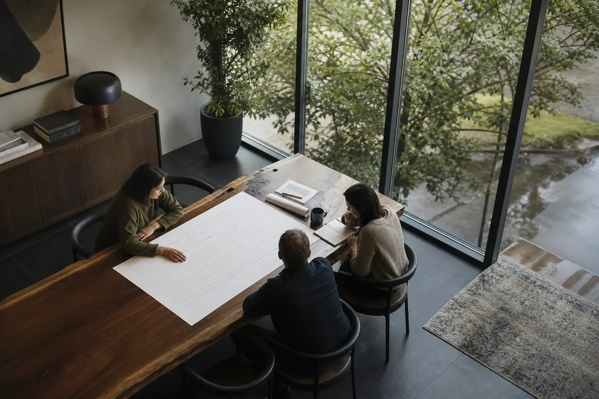 Editorial marketing planning scene for Programmatic SEO in Douglass Hills, Kentucky