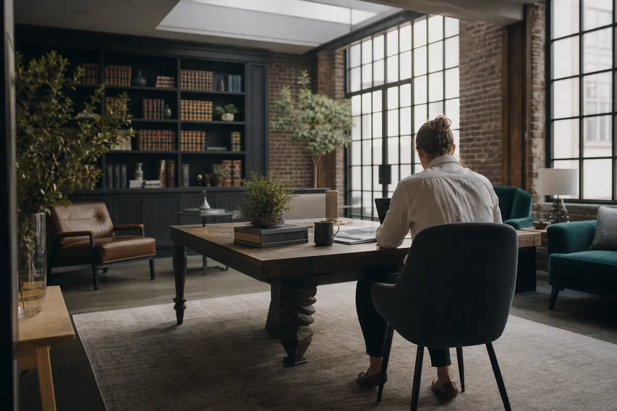 Editorial marketing planning scene for AI SEO in Erlanger, Kentucky