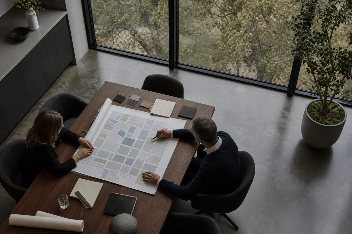 Editorial marketing planning scene for Flatwoods, Kentucky