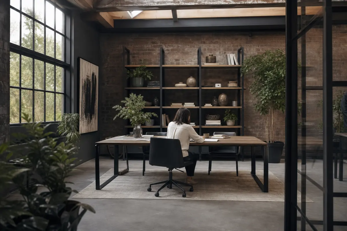 Editorial marketing planning scene for AI SEO in Hebron, Kentucky