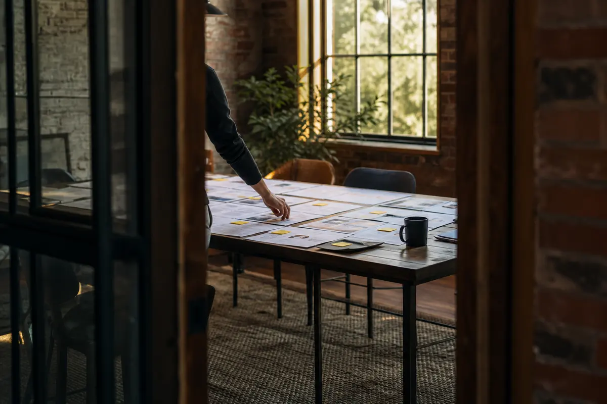 Editorial marketing planning scene for Legal News in Lebanon, Kentucky
