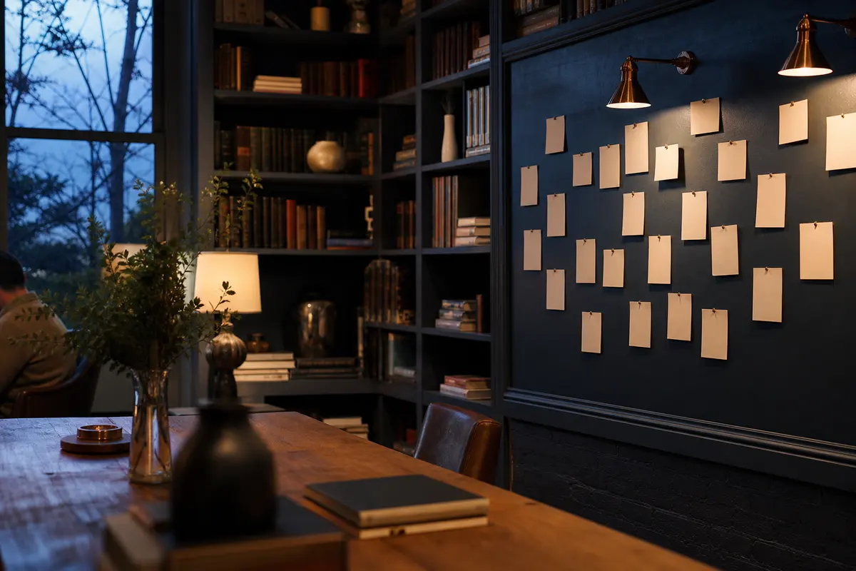 Editorial marketing planning scene for Oak Grove, Kentucky