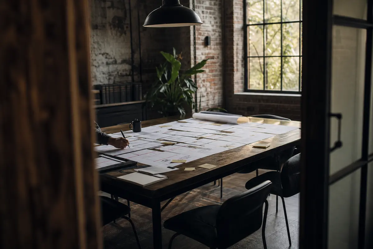 Editorial marketing planning scene for Legal News in Shepherdsville, Kentucky
