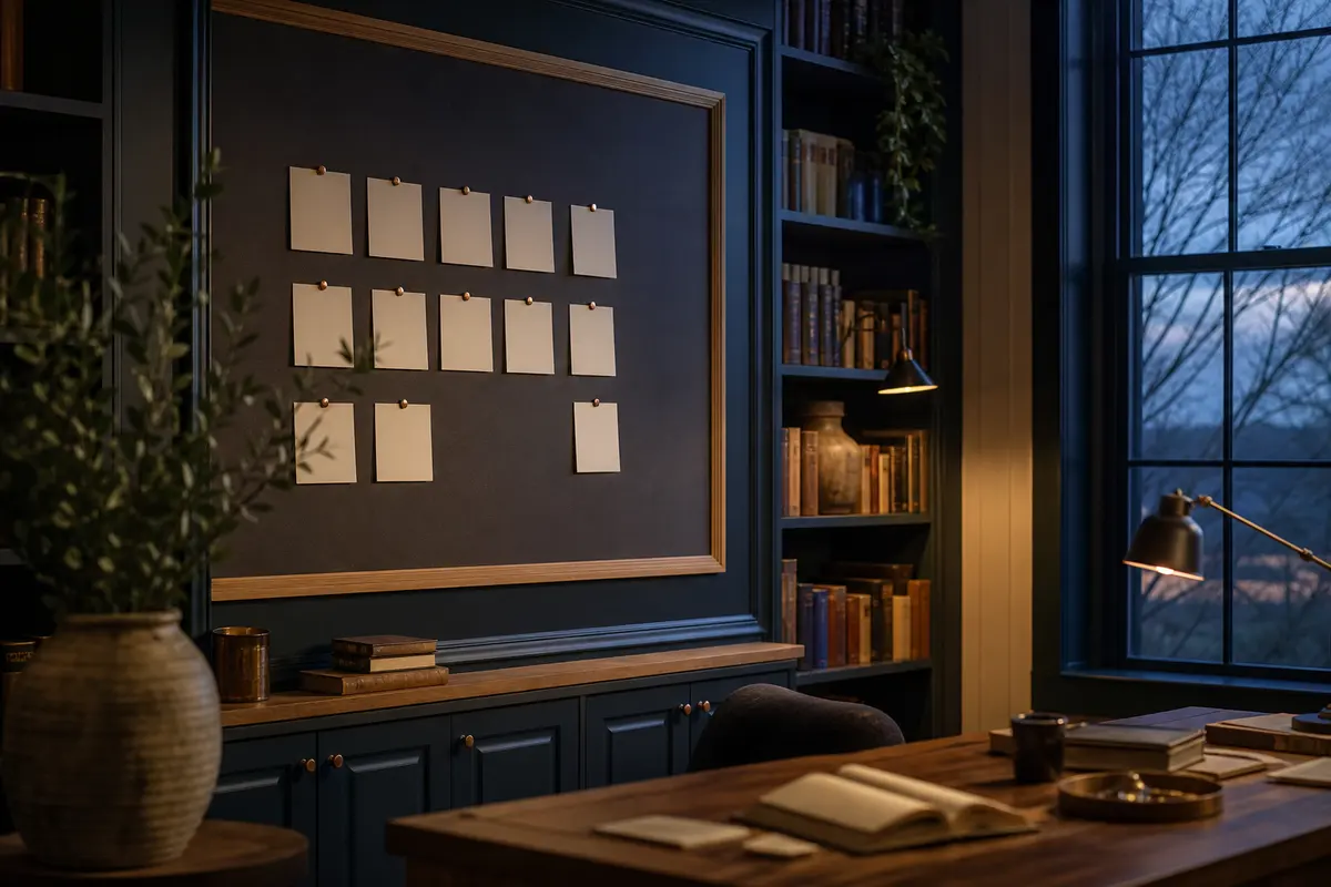 Editorial marketing planning scene for Vine Grove, Kentucky