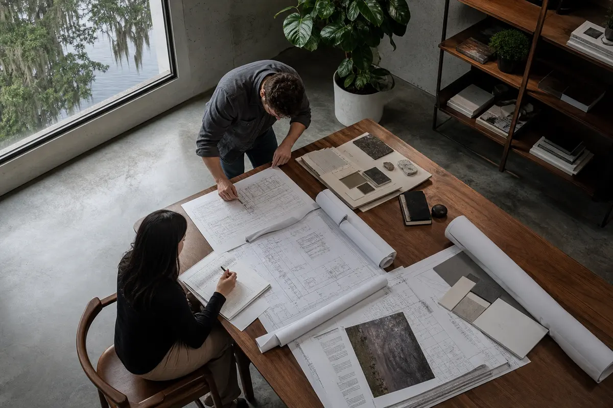 Editorial platform planning scene for Custom Software in Bogalusa, Louisiana