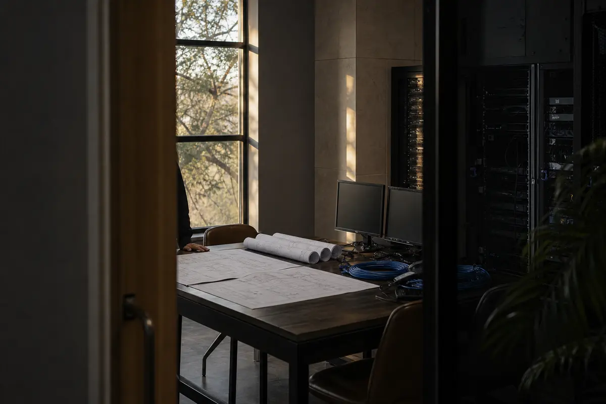 Editorial platform planning scene for Custom Software in Lafayette, Louisiana