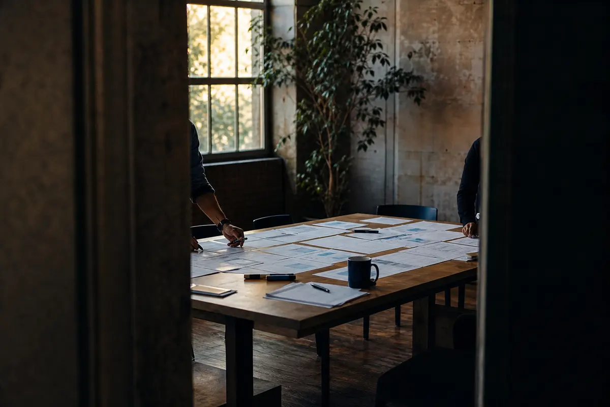 Editorial marketing planning scene for Legal News in Prien, Louisiana