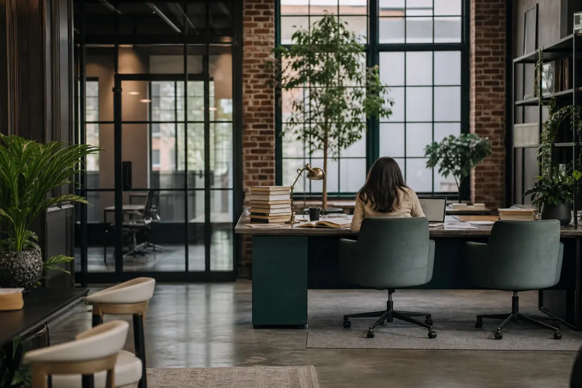 Editorial marketing planning scene for AI SEO in Ruston, Louisiana