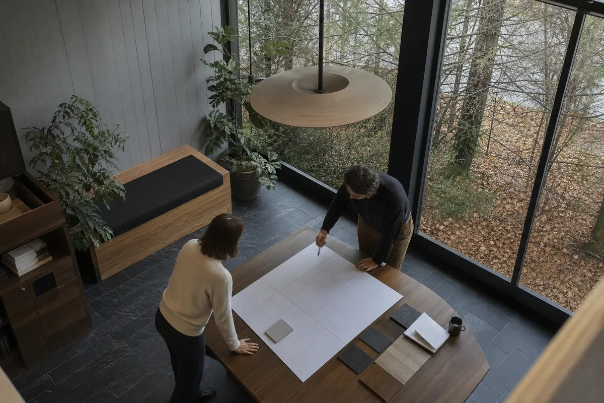 Editorial marketing planning scene for Legal News in New Gloucester, Maine