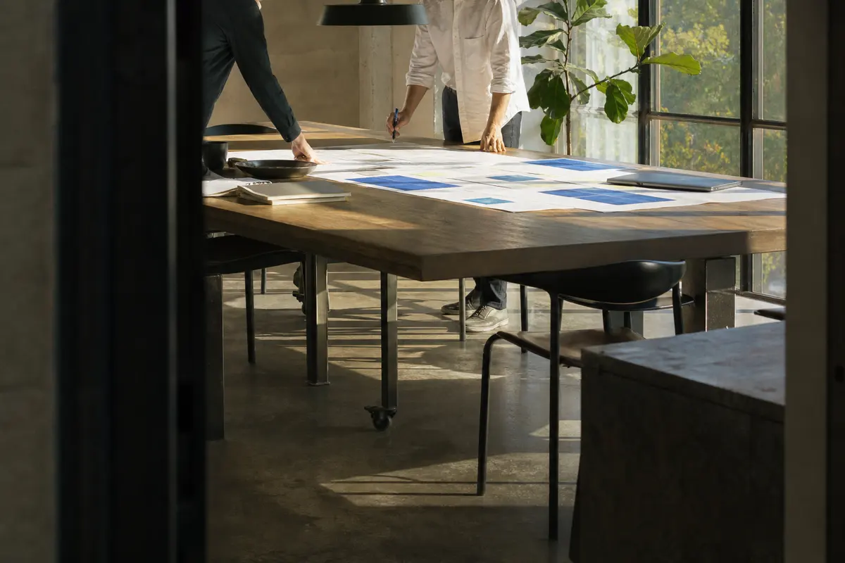 Editorial marketing planning scene for Programmatic SEO in Camden, Maine