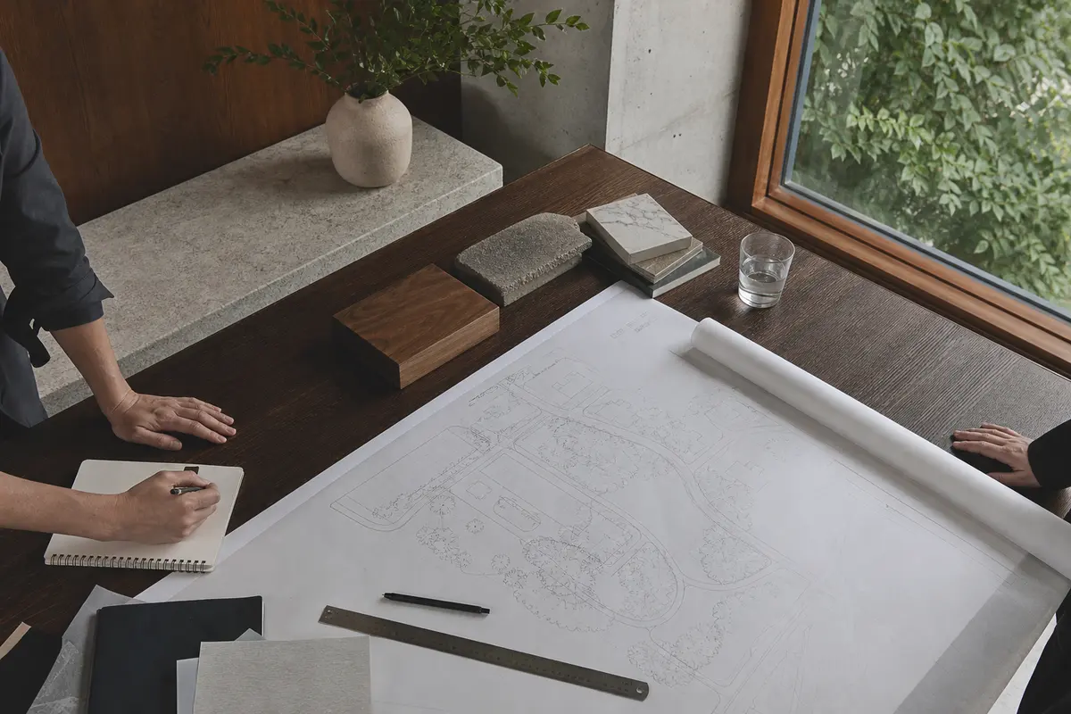 Editorial platform planning scene for Custom Software in Waldoboro, Maine