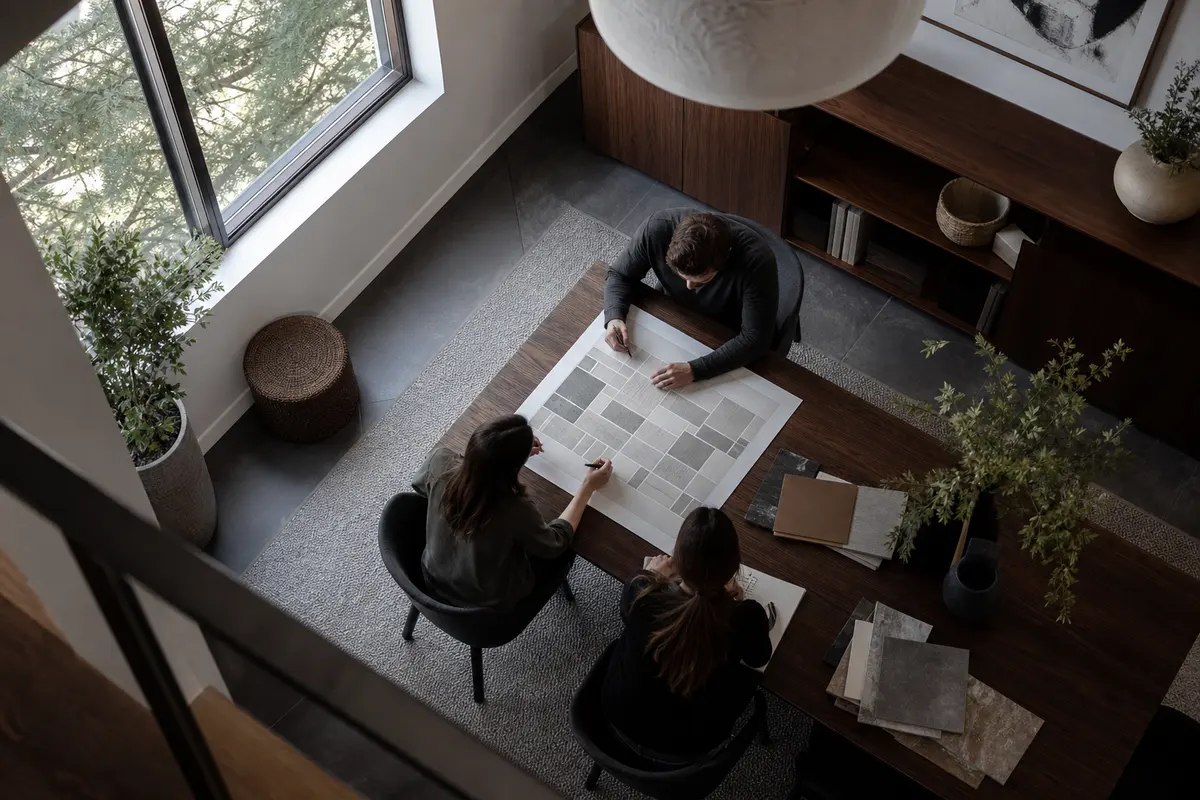 Editorial marketing planning scene for Legal News in Topsham, Maine