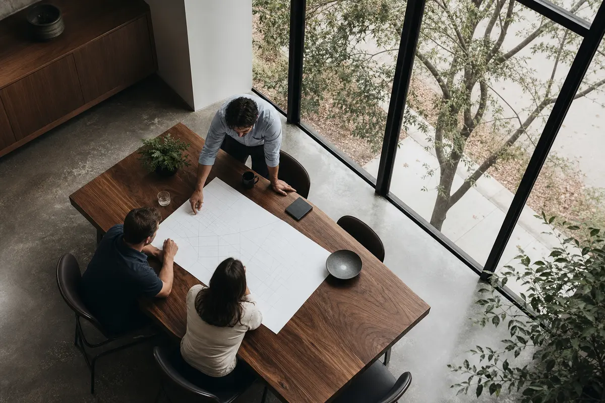 Editorial marketing planning scene for Programmatic SEO in Skowhegan, Maine