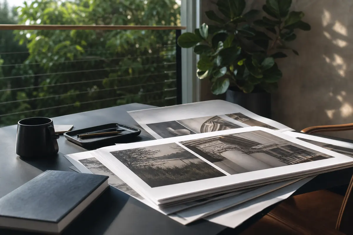 Editorial marketing planning scene for AI SEO in Bel Air, Maryland