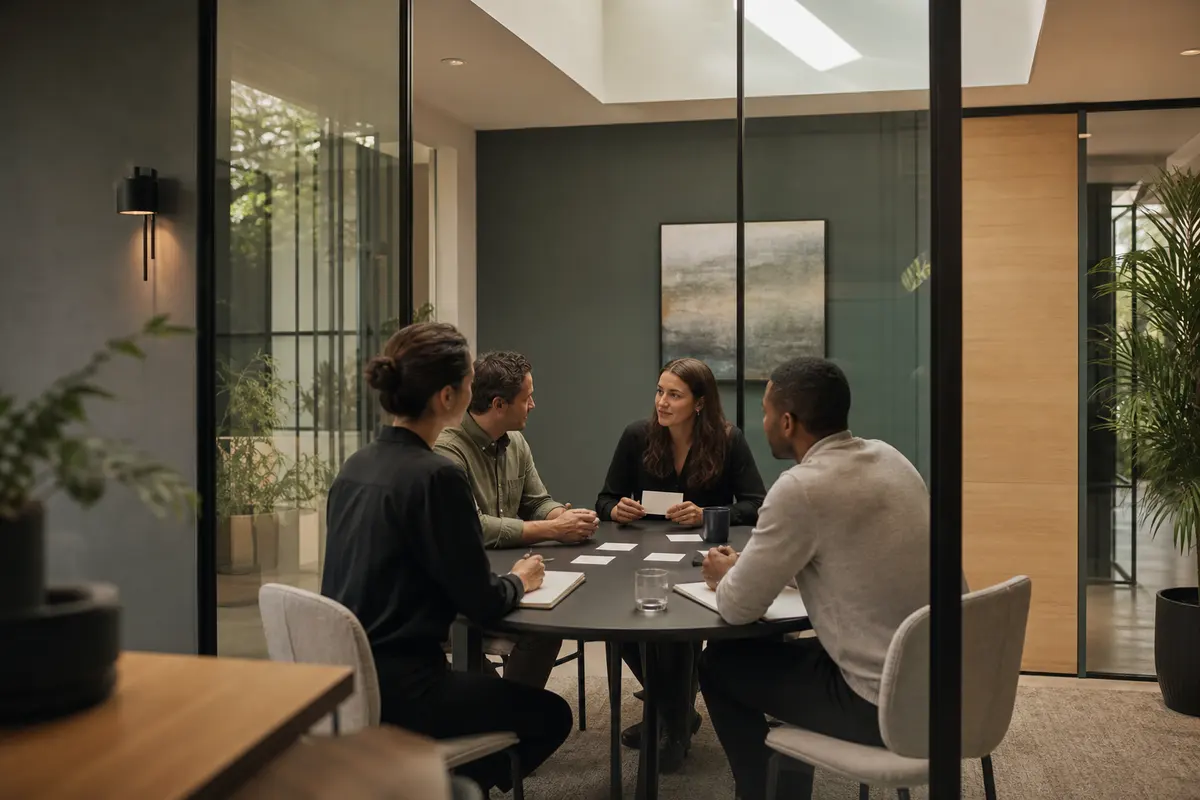 Editorial intake planning scene for Automation in Easton, Maryland
