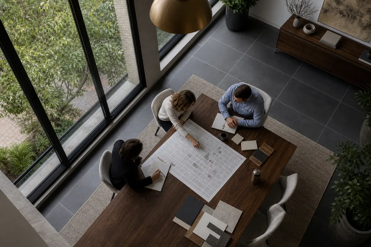 Editorial marketing planning scene for Legal News in Edgewater, Maryland
