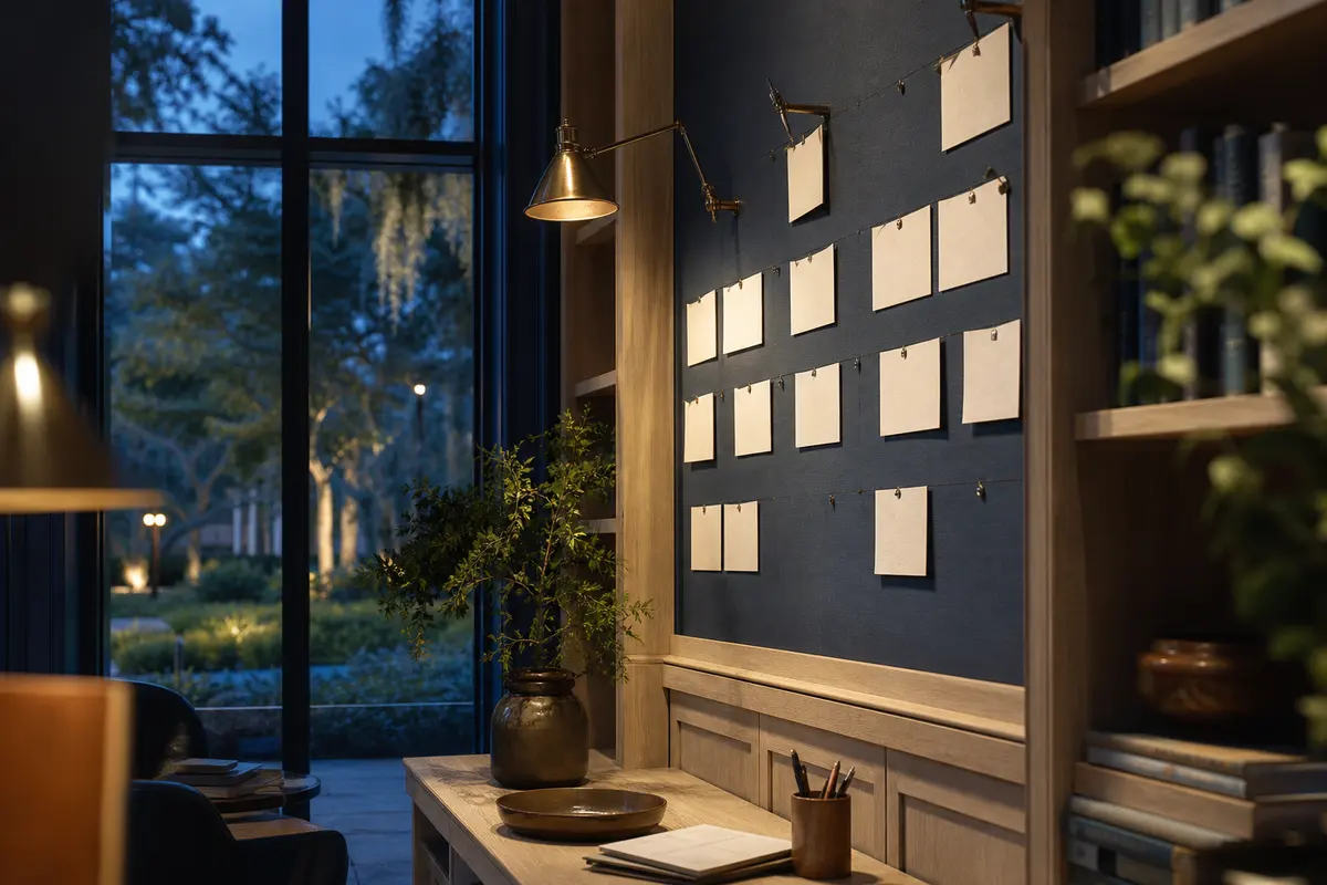 Editorial marketing planning scene for Flower Hill, Maryland