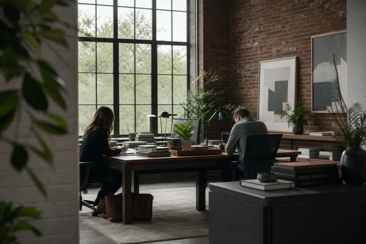 Editorial marketing planning scene for Fort Meade, Maryland