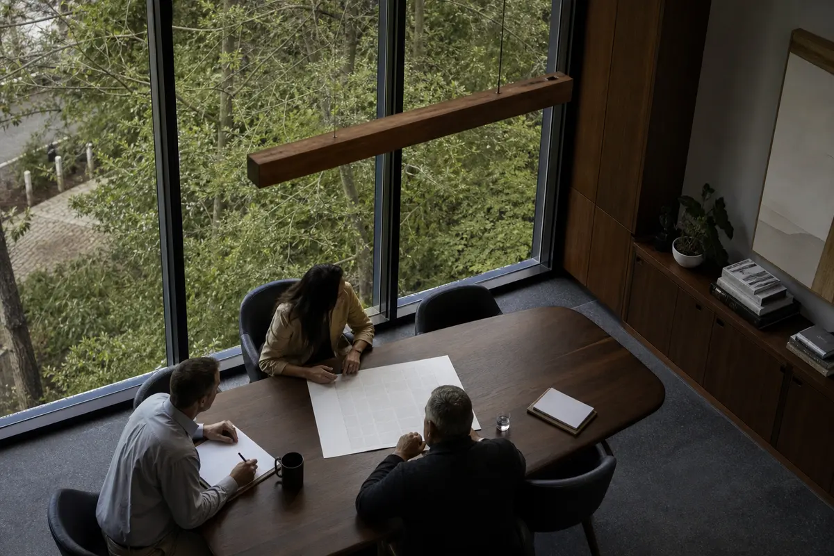 Editorial marketing planning scene for Fort Washington, Maryland
