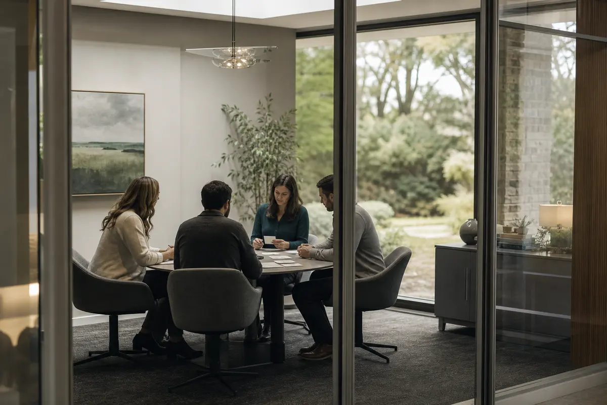 Editorial intake planning scene for Automation in Hagerstown, Maryland