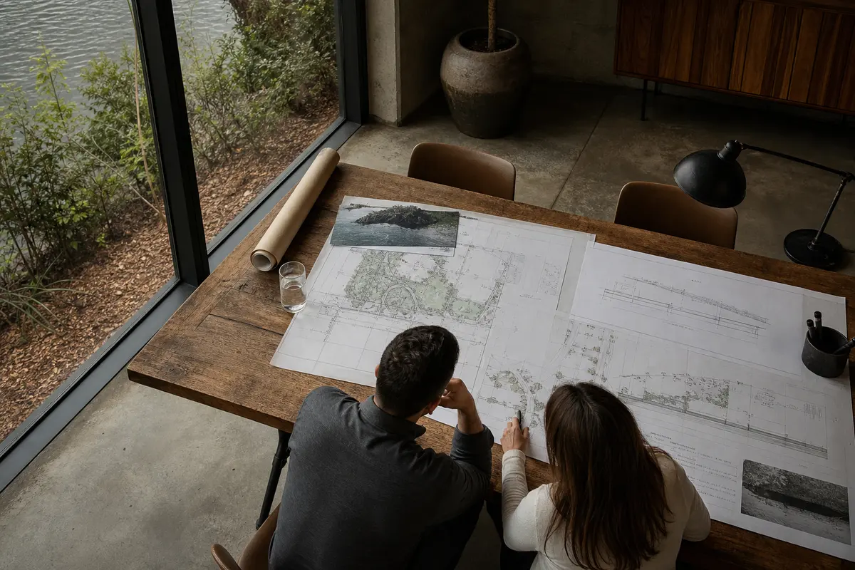 Editorial platform planning scene for Custom Software in Lake Arbor, Maryland