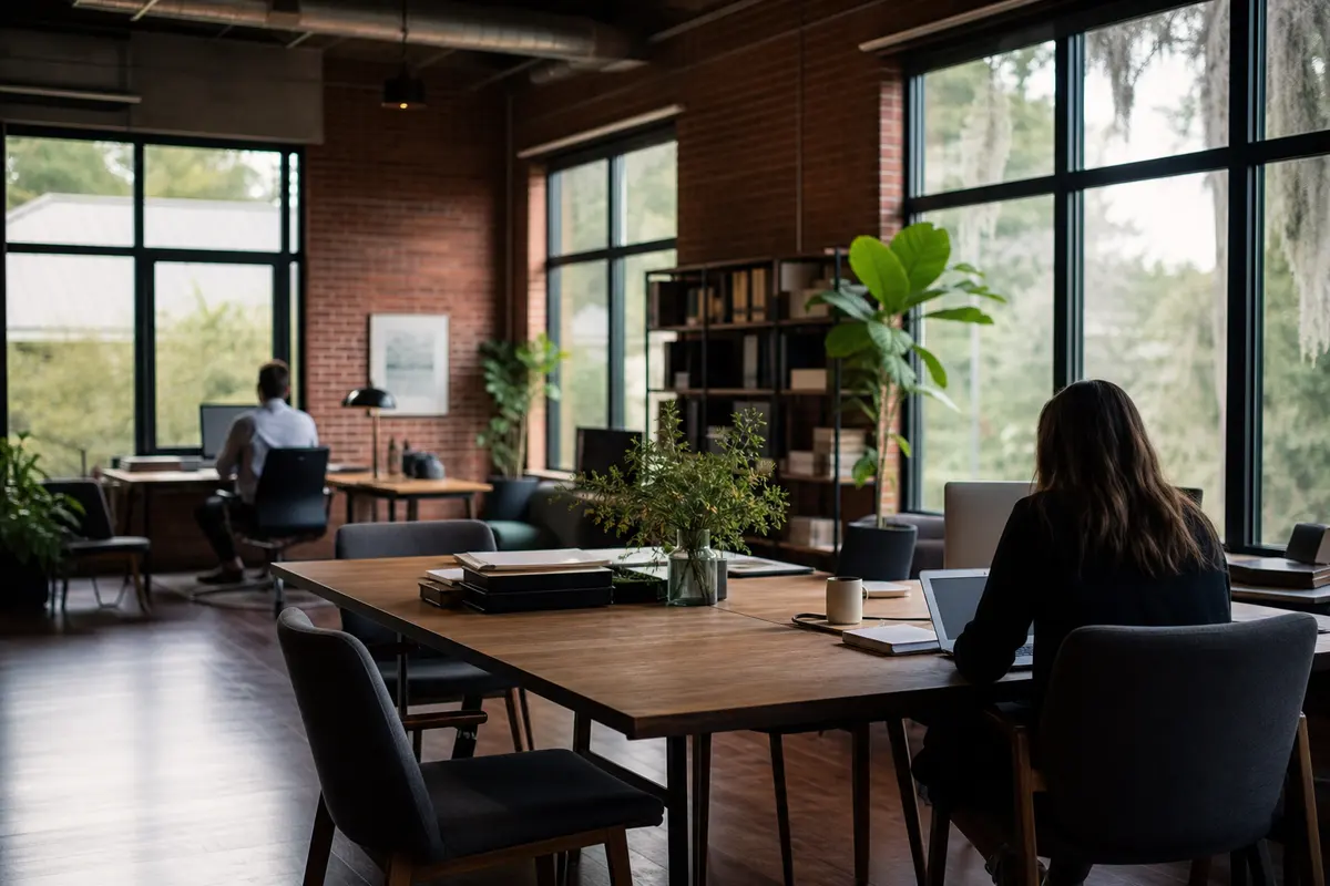 Editorial marketing planning scene for Programmatic SEO in Lake Shore, Maryland