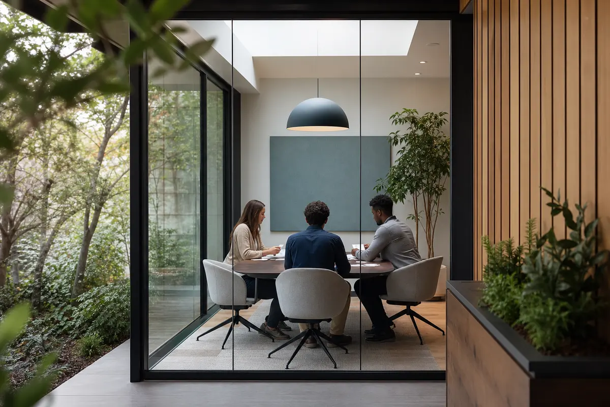 Editorial intake planning scene for AI Answering in Mitchellville, Maryland