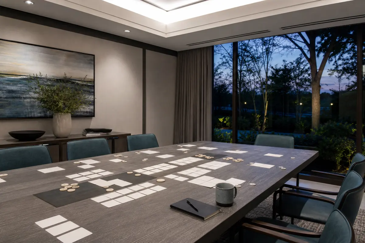 Editorial platform planning scene for Dedicated Hosting in Peppermill Village, Maryland