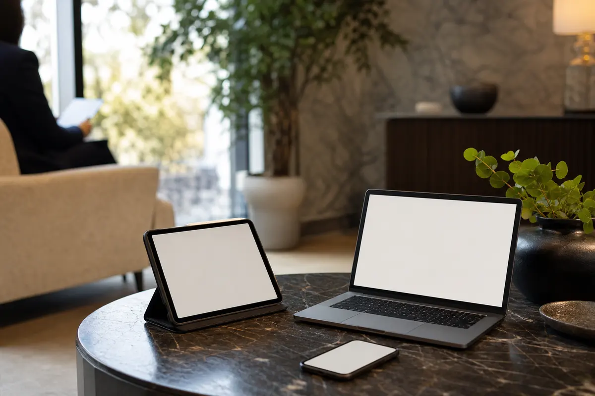 Editorial intake planning scene for AI Answering in Potomac, Maryland