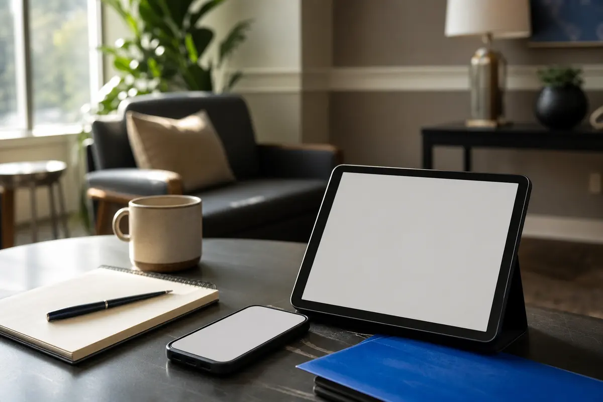 Editorial intake planning scene for Lead Attribution in Riverside, Maryland
