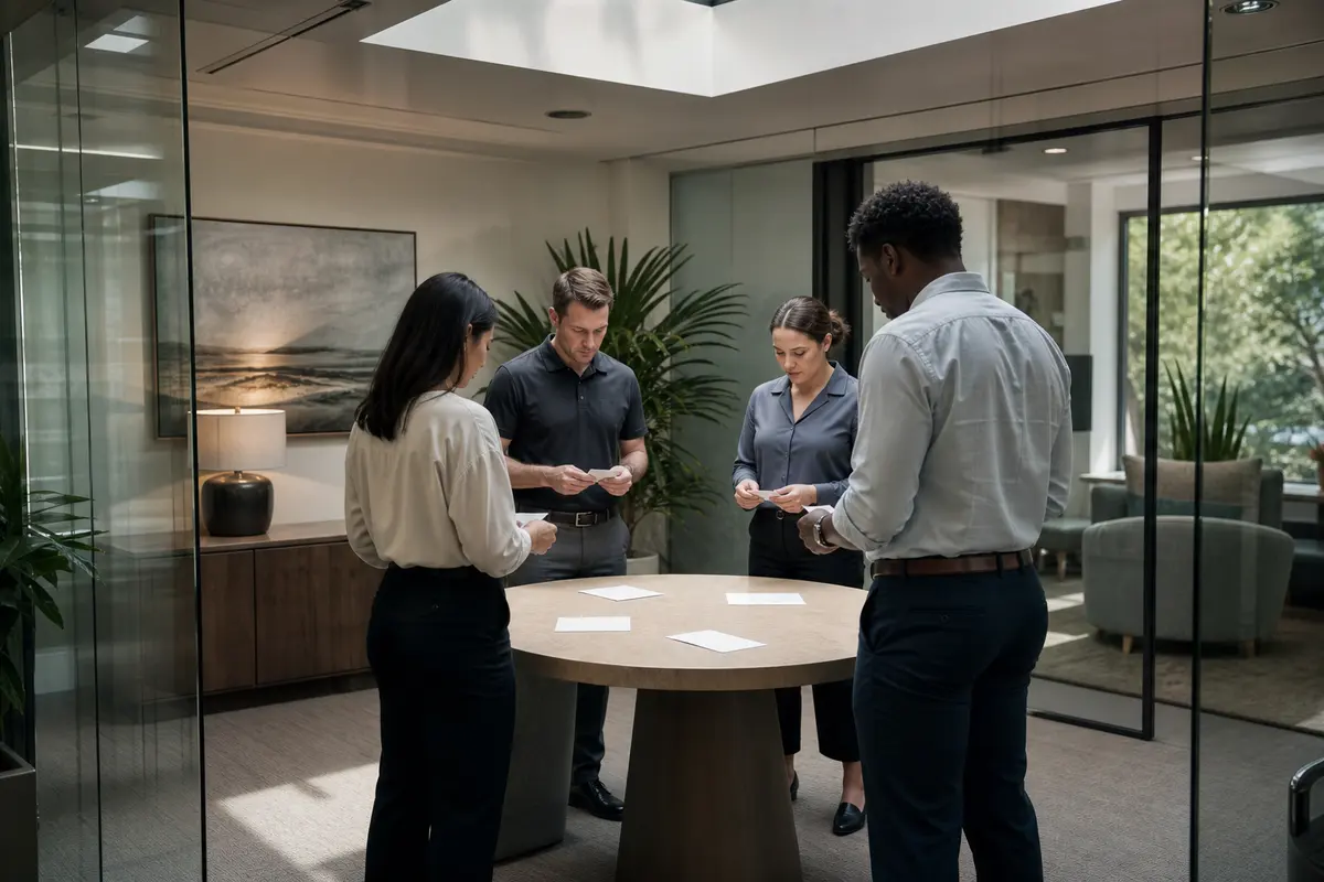 Editorial intake planning scene for Automation in Severna Park, Maryland